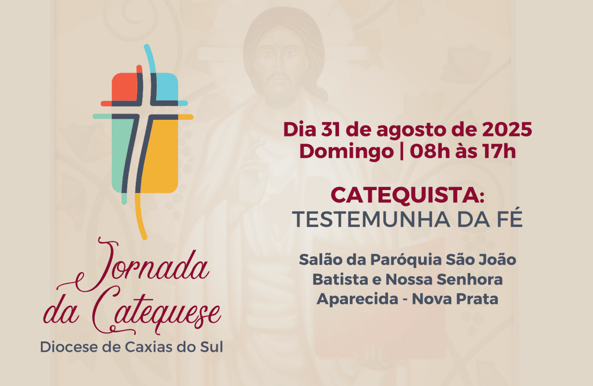 Foto de capa da notícia Diocese de Caxias do Sul prepara Jornada da Catequese, para reunir centenas de pessoas em Nova Prata